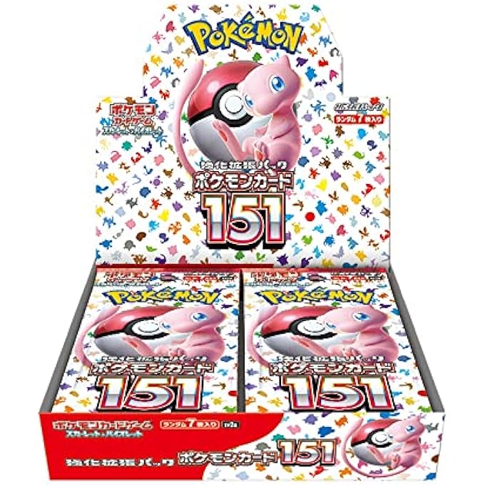 rayihni POKEMON CARD GAME SCARLET & VIOLET ENHANCED EXPANSION PACK POKEMON CARD 151" BOX (JAPANESE) - Image 1